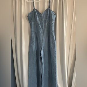 Large Light Blue Jean Jumpsuit
